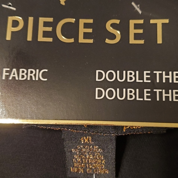 2-pc set Coco & Shay Ladies Jumper dress with long sleeve knit top. NEW W/Tags - Picture 2 of 3